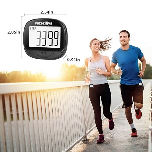 Pedometers,Simple Clip-on Pedometer for Walking, Running Steps and