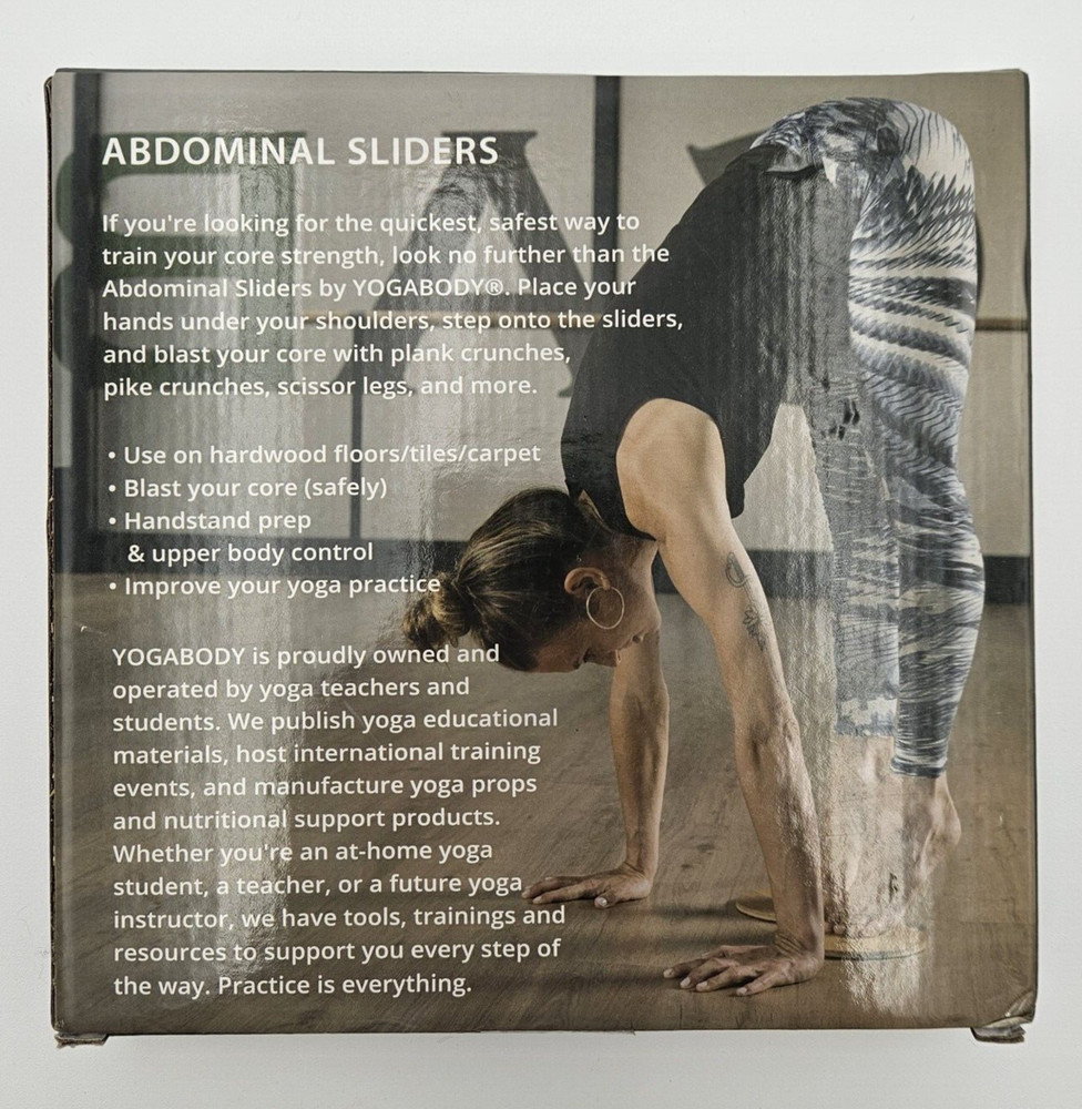 Core Sliders total body workout double sided YB