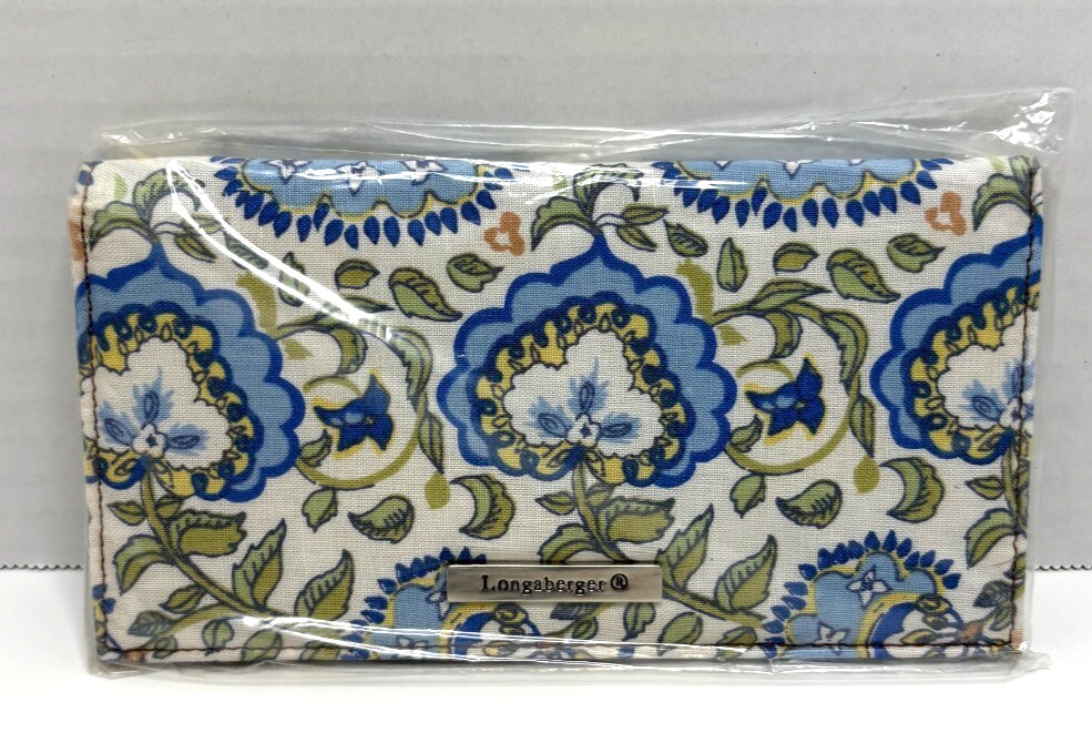 LONGABERGER Earth & Sky Checkbook Cover--NEW