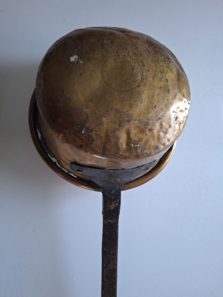 Antique Copper Collectible Casserole Signed