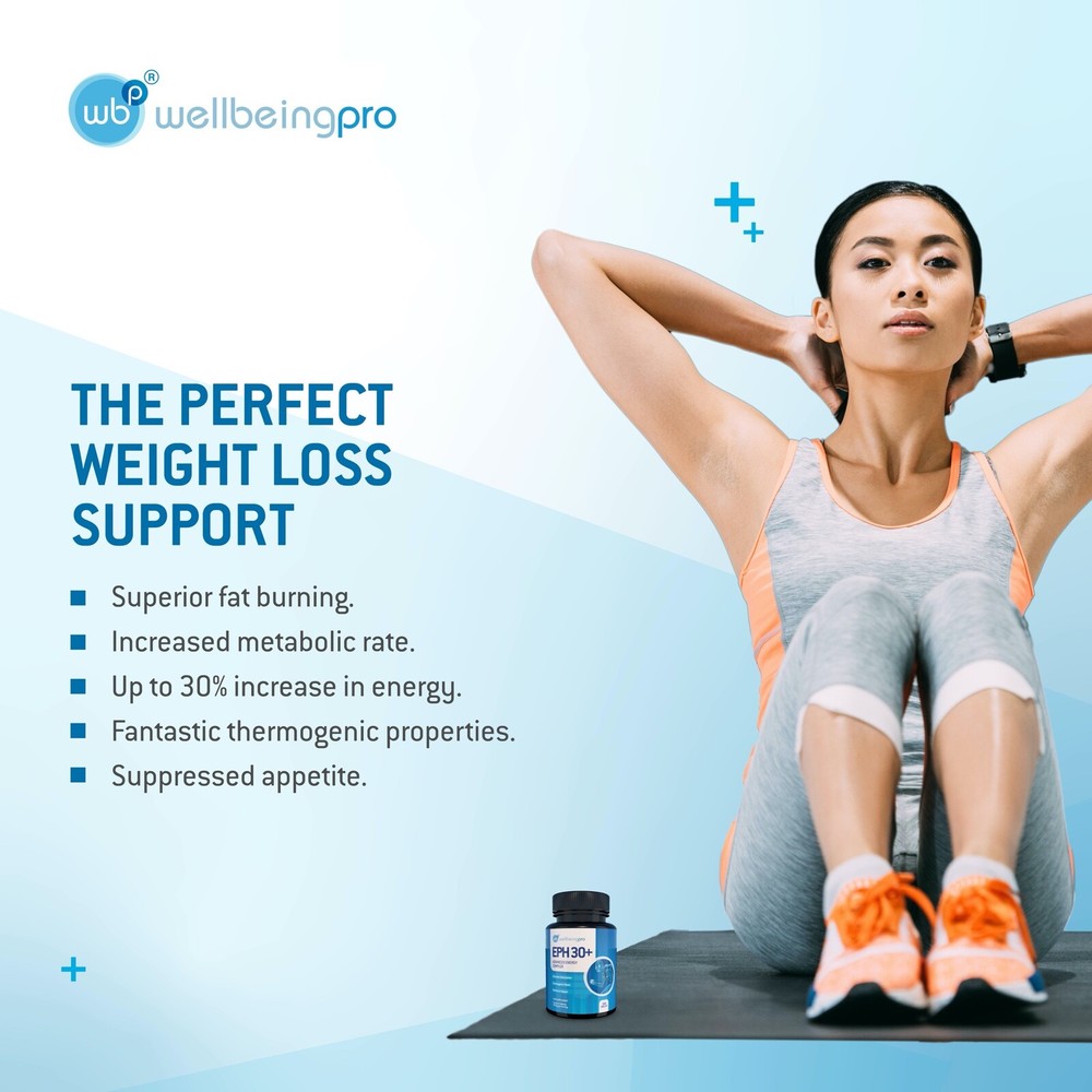 EPH30+ Advanced Energy Tablets Diet Slimming Pills Pre-Workout Ephedrine Free