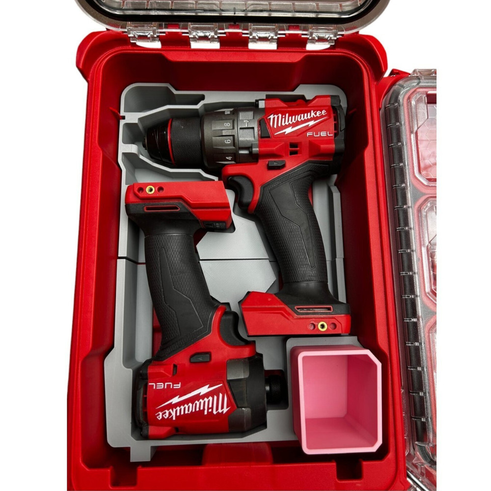 Milwaukee Packout Insert – Gen 4 M18 Drill & Impact Holder - Compact Packout