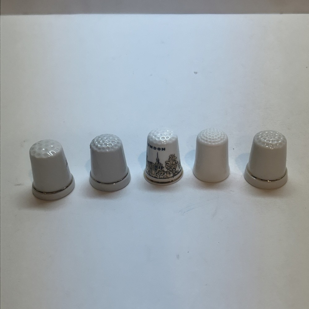 50 Mix Porcelain Thimbles Lot