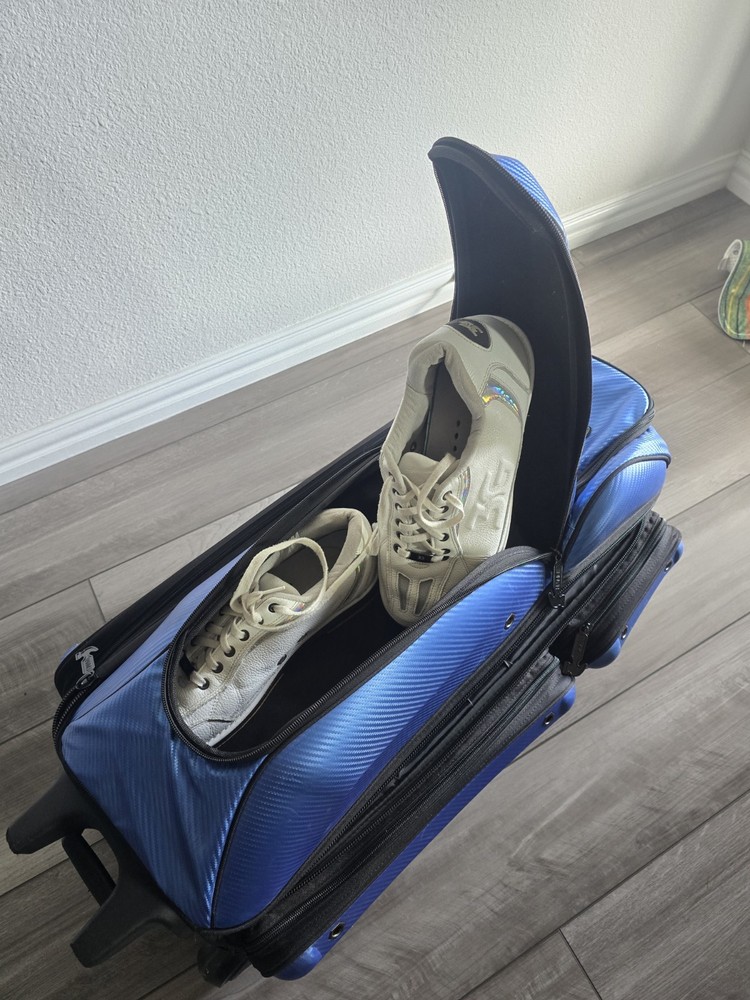Hammer Carbon Shield Blue 3 Ball Roller Bowling Bag Includes (3) Balls