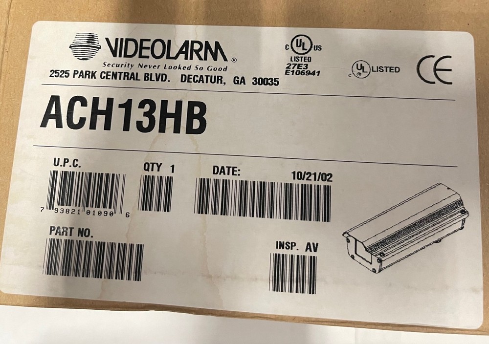 Videolarm ACH13HB Outdoor Security Camera Housing
