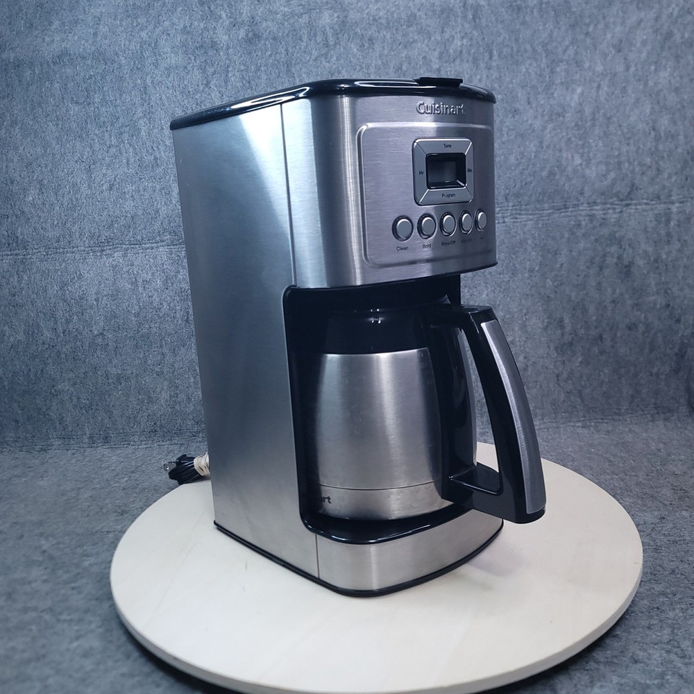 Cuisinart DCC-3400 12-Cup Programmable Coffeemaker Thermal Stainless Silver
