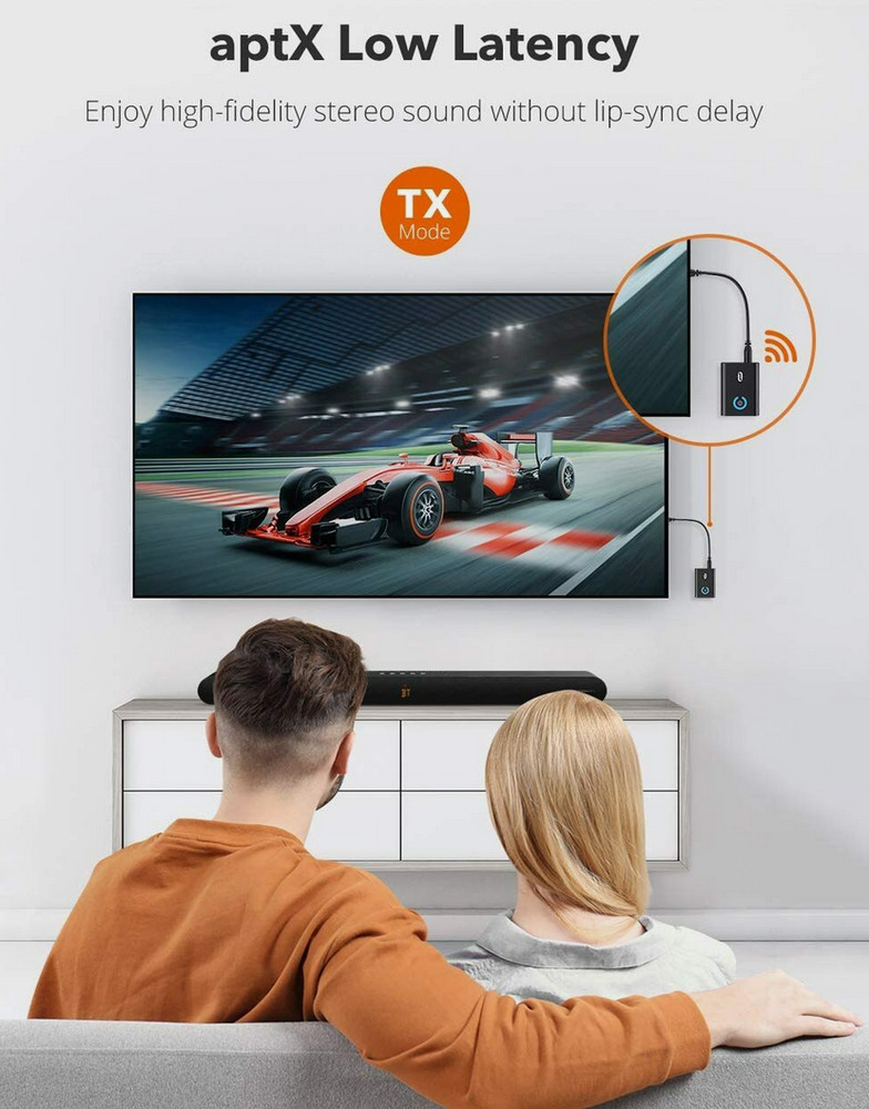 TaoTronics TT-BA07 Bluetooth 5.0 2-in-1 Transmitter and Receiver Wireless...