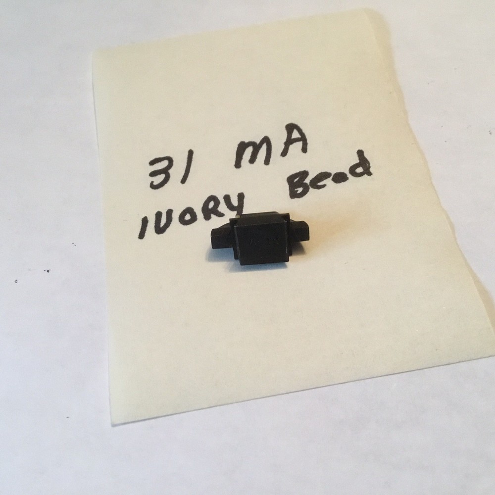 Lyman 31 M A Front Sight Blade Ivory Bead Not Plastic NOS
