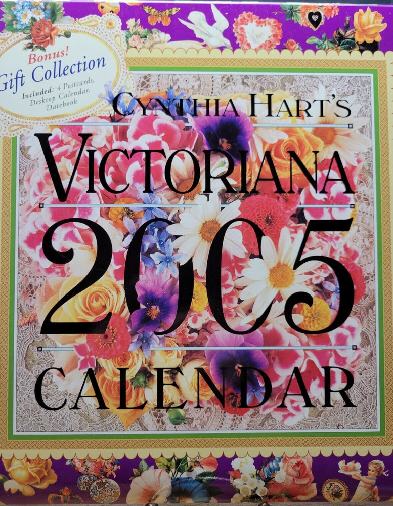 Cynthia Hart Victorian Wall Calendar with Dustjacket 2005
