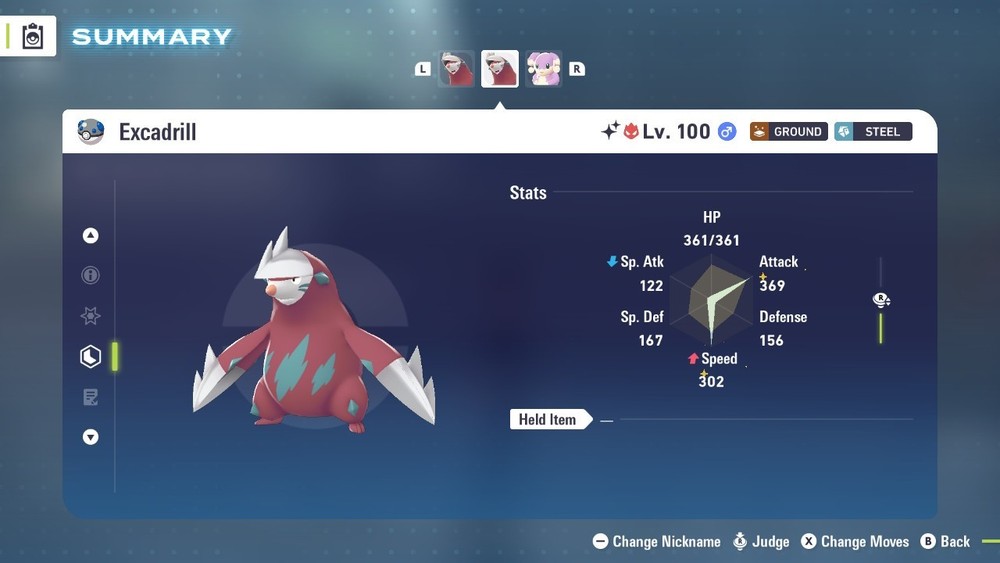 Excadrill Shiny Alpha 6IVs Battle Ready - Legends ZA