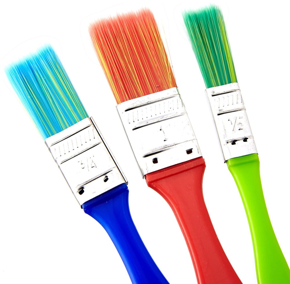 45 Piece Bulk Paint Brush and Tools Mega Assortment - Perfect Classroom Pack ...