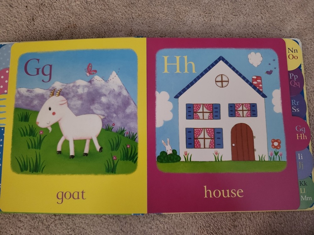 Alphabet Picture Book By Usborne