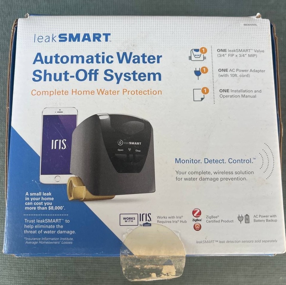 LEAK SMART Complete Home Water Protection System Leak Detection & Shut-Off