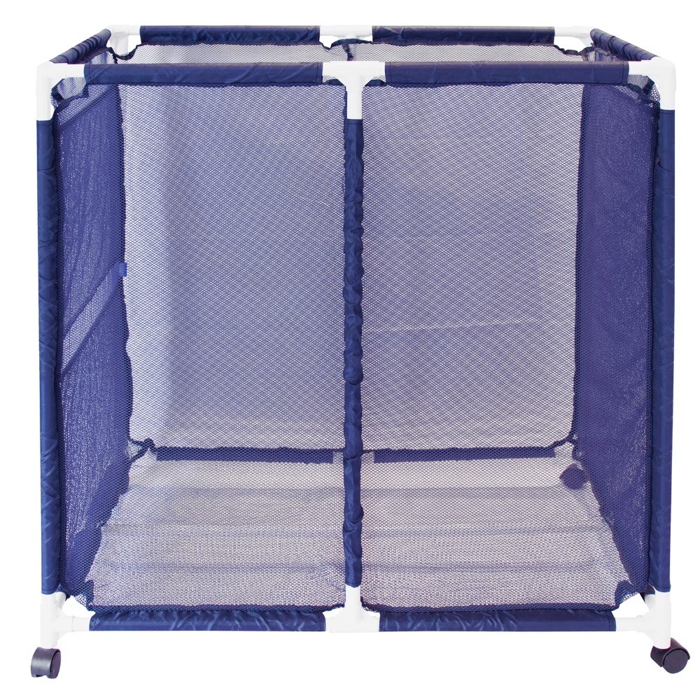 Bins Pool Storage Organizer Mesh Rolling Pool Equipment Bin
