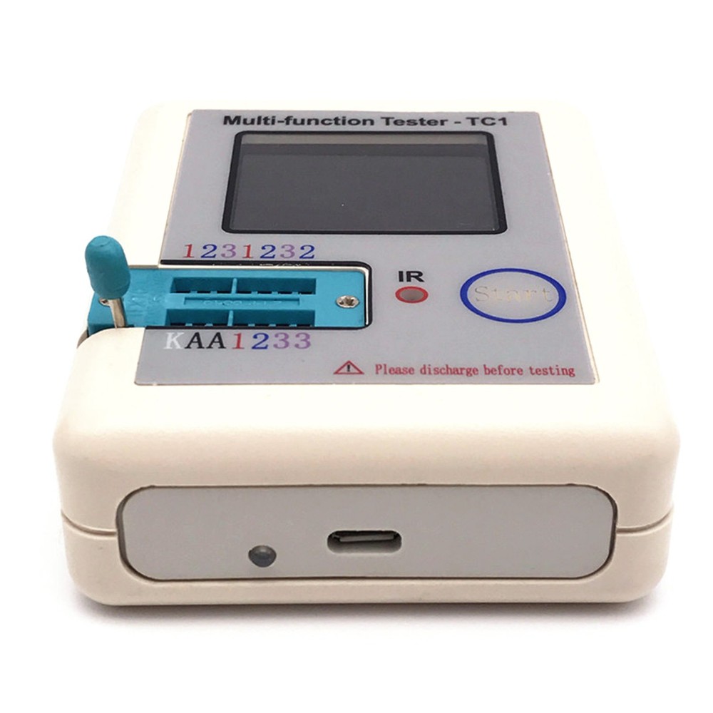 1Pc LCR-TC1 Color Display Transistor Meter Tester for Diode Triode Capacitor