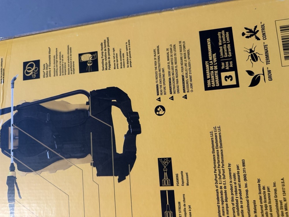 DEWALT 4 Gal. Backpack Sprayer - New