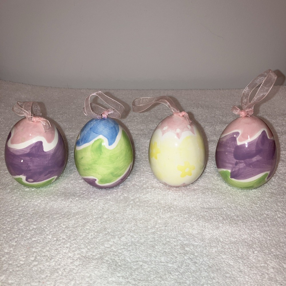 Hanging Easter Eggs & Easter Cheese Spreaders