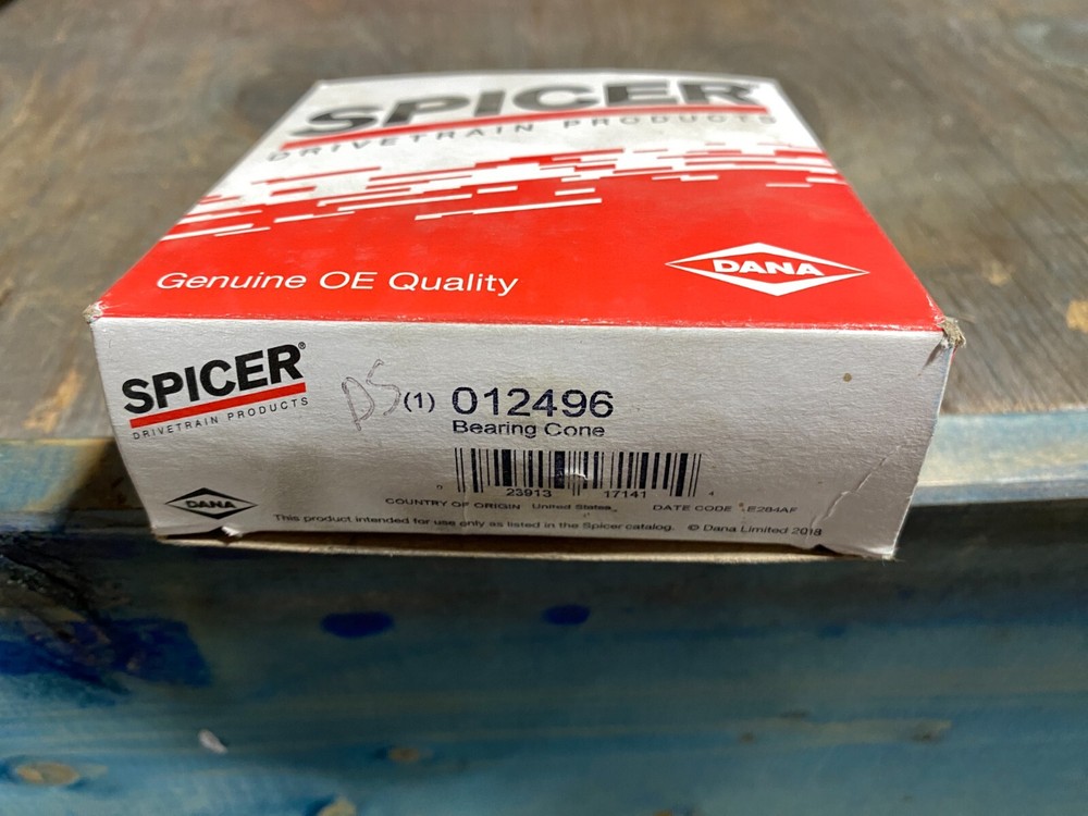 012496 Spicer Dana Bearing Cone New in Box