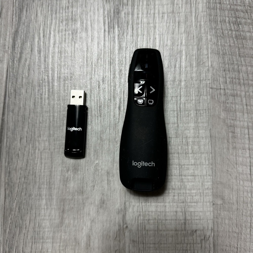 Logitech R400 Laser Presentation Remote - Black