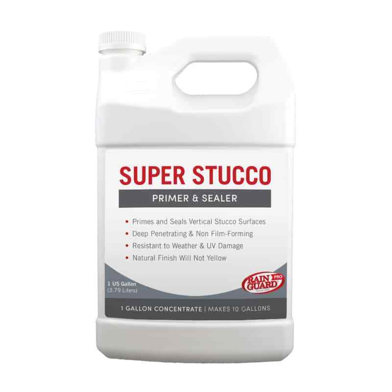 Super Stucco Silane Siloxane Sealer Concentrate Protects 98 mph Wind Driven Rain