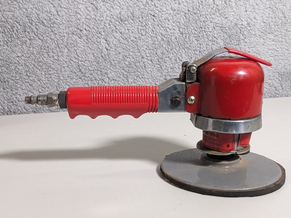Dual Action Orbital Sander Red