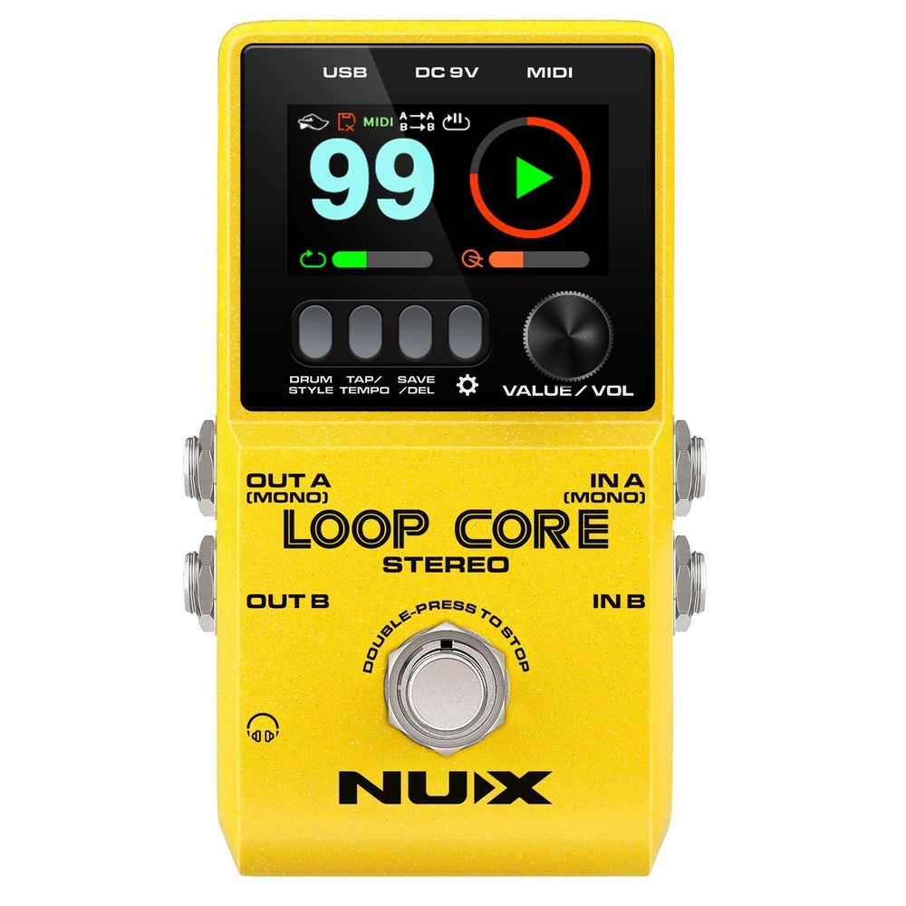 New NUX Loop Core Stereo Looper Guitar Effects Pedal