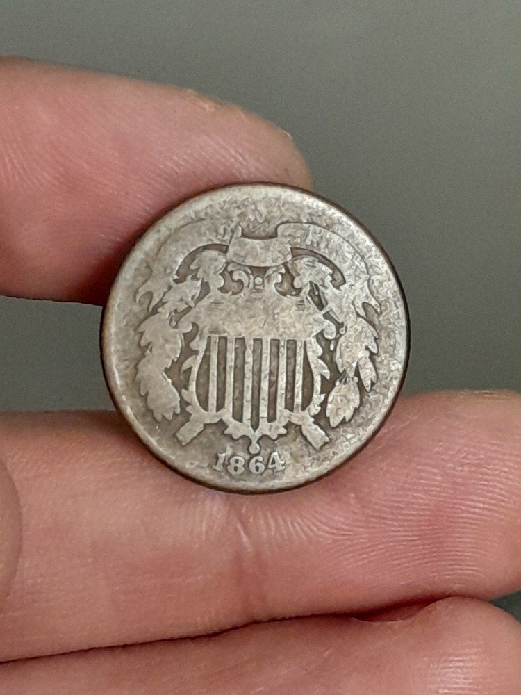 1864 Two Cent Piece #1