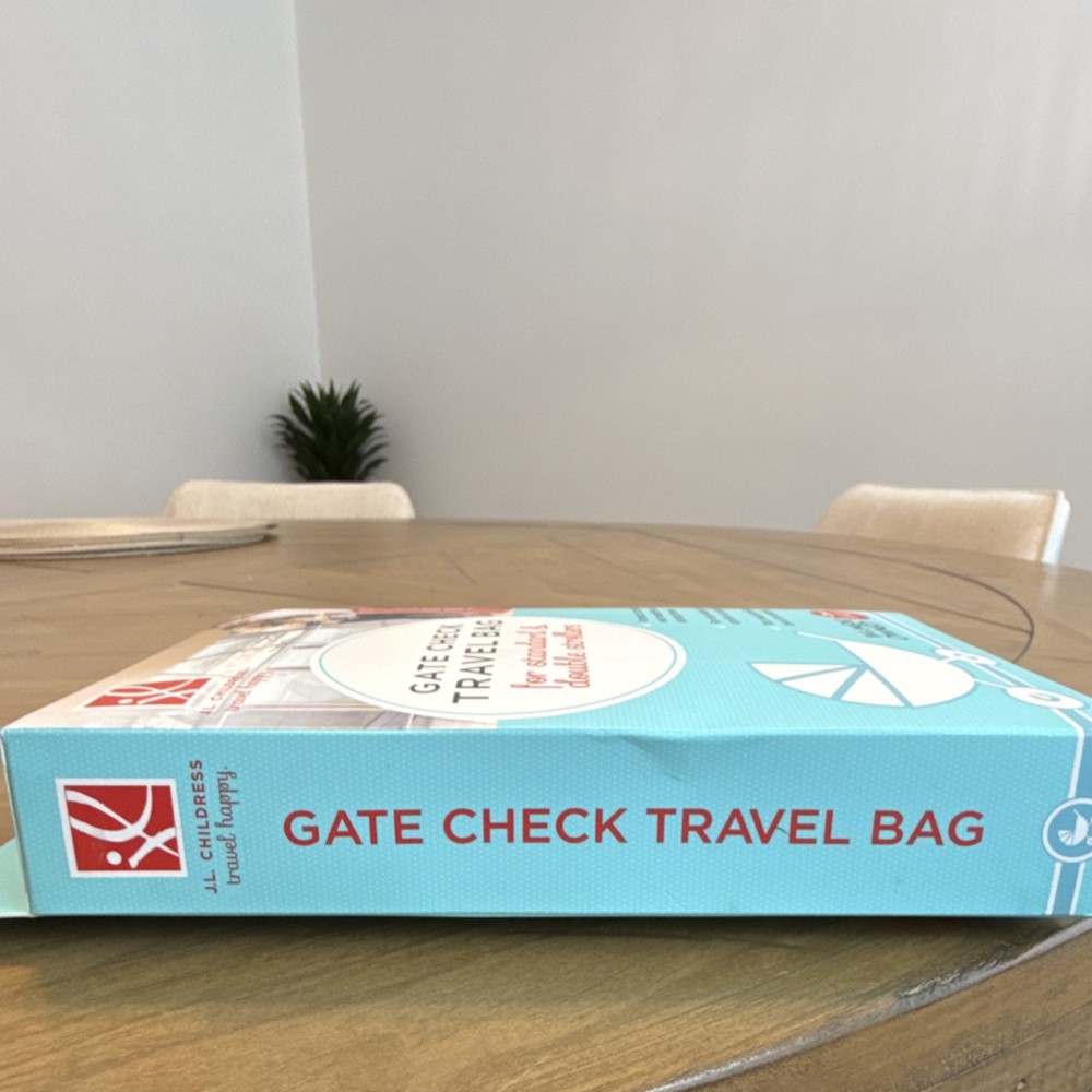 Gate check travel bag for standard and double stroller