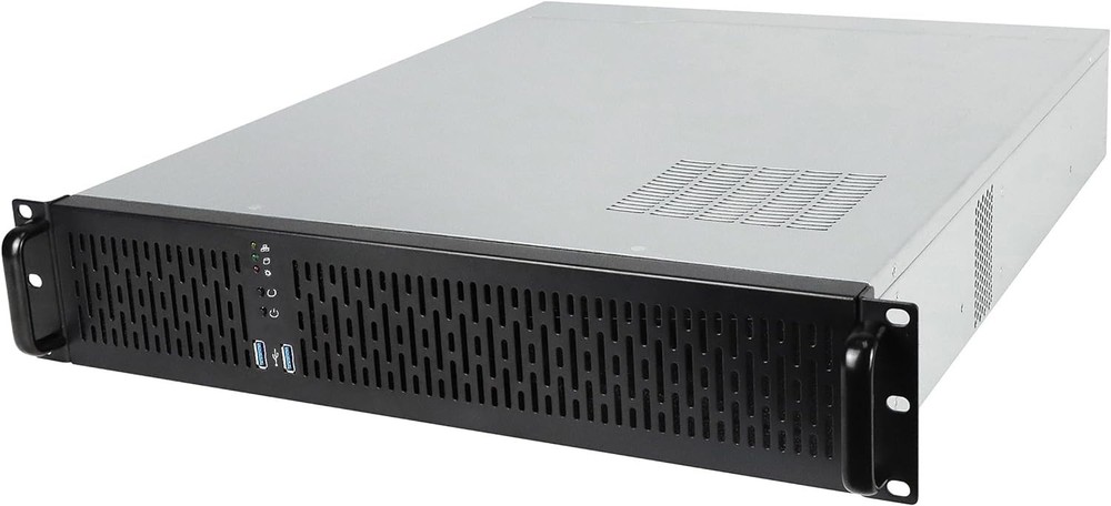 Tower Style 2U Server Case, 6 Bays, 2x USB 3.0, Air Cooling=