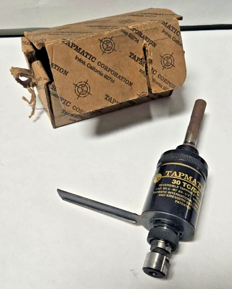 TapMatic 30 TC DC Reversible Tapping Attachment #0 - 1/4" MAX RPM 2000