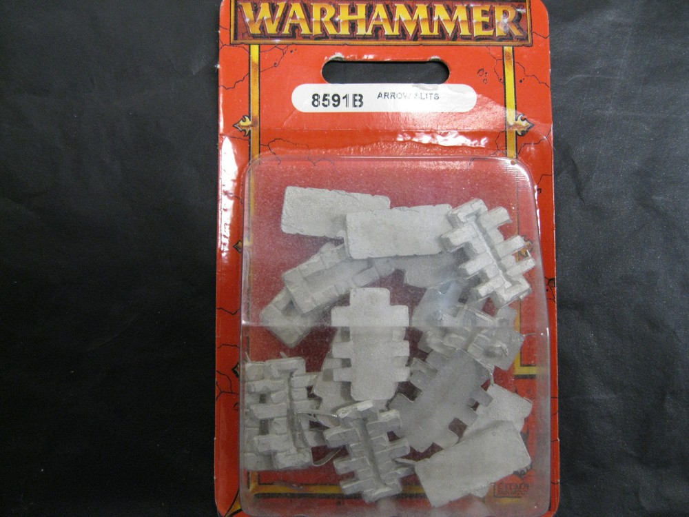 Warhammer  Fantasy Siege Arrow Slits Pack NIP Games Workshop OOP
