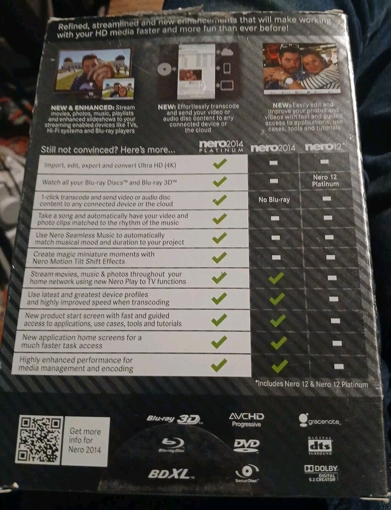 Nero 2014 Platinum Multimedia Suite PC Software