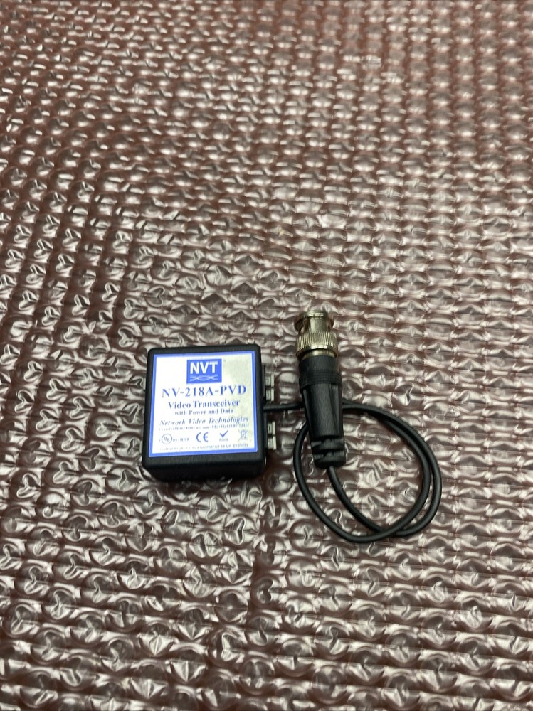 Network Video Technologies NVT NV-218A-PVD Video Transceiver With Power And Data
