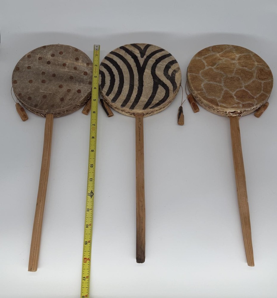 Handcrafted Polynesian Drum – Authentic Tribal Patterns Isla