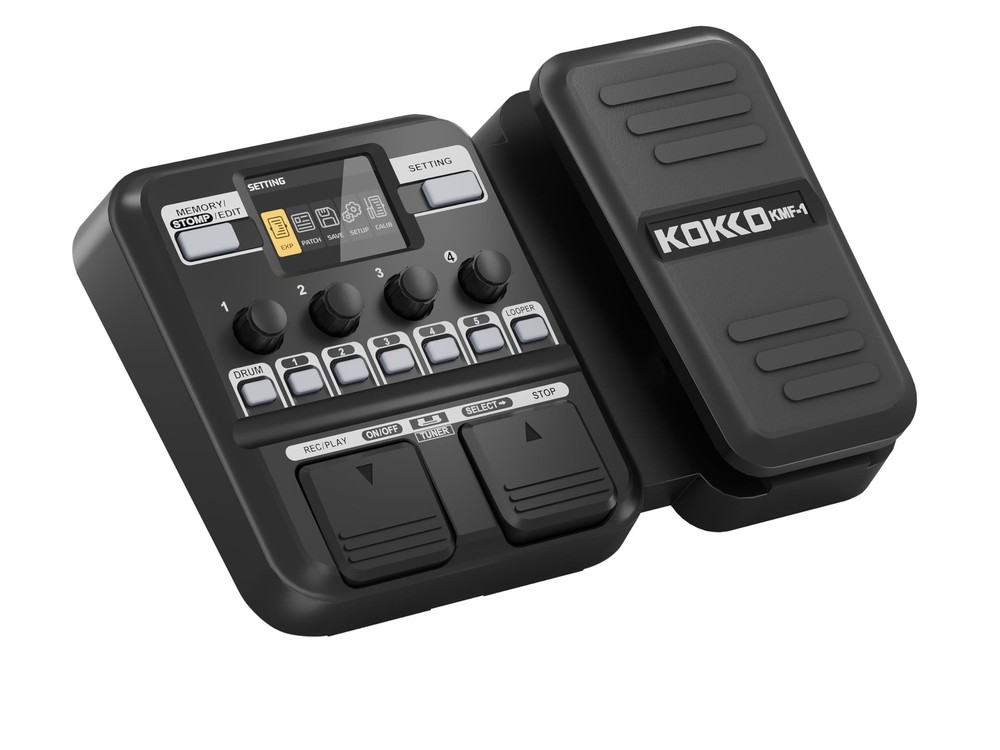 KMF-1 Multi Effects Guitar Pedal, 18 Amp/Cab Guitar Effects Processor with 77...
