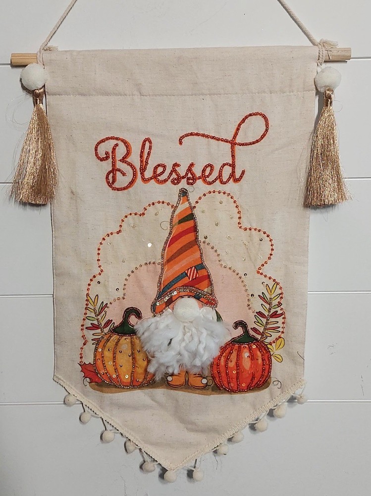 “Blessed” Fall Hanging Banner