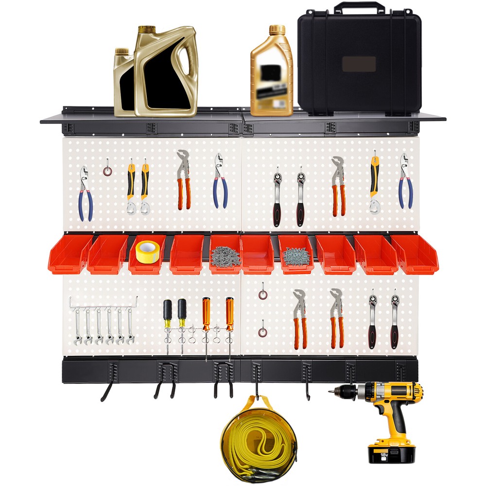 Garage Storage Wall Organizer Tool Storage Rack Wall Mounted Tool Storage Kit