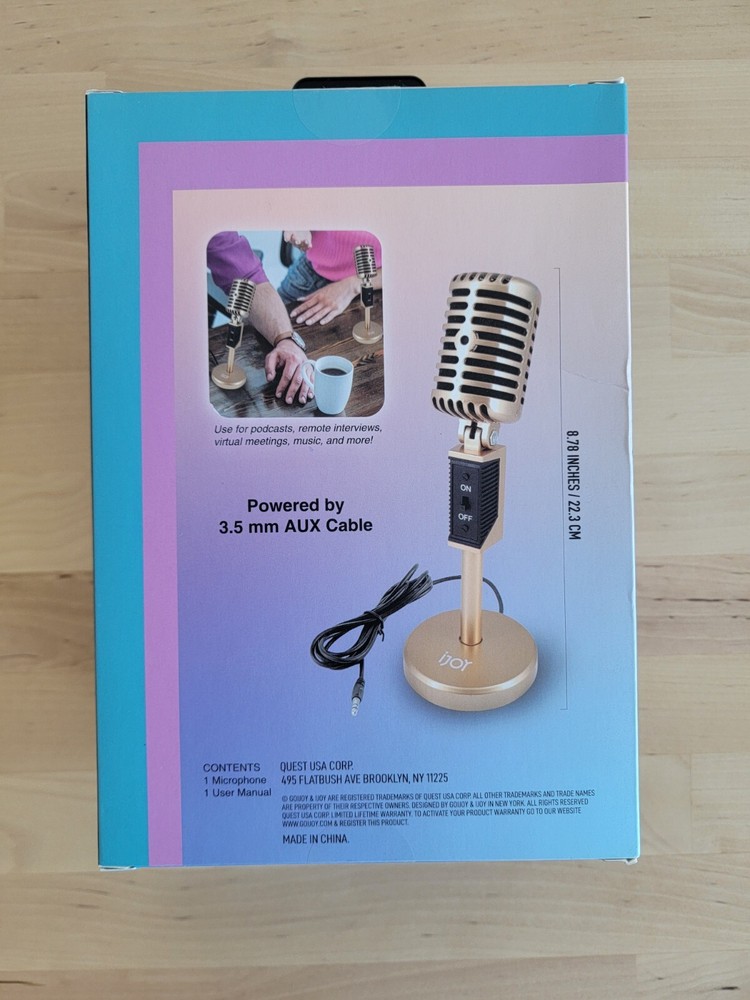 IJoy Studio AMP Microphone For Podcasts, Interviews And More