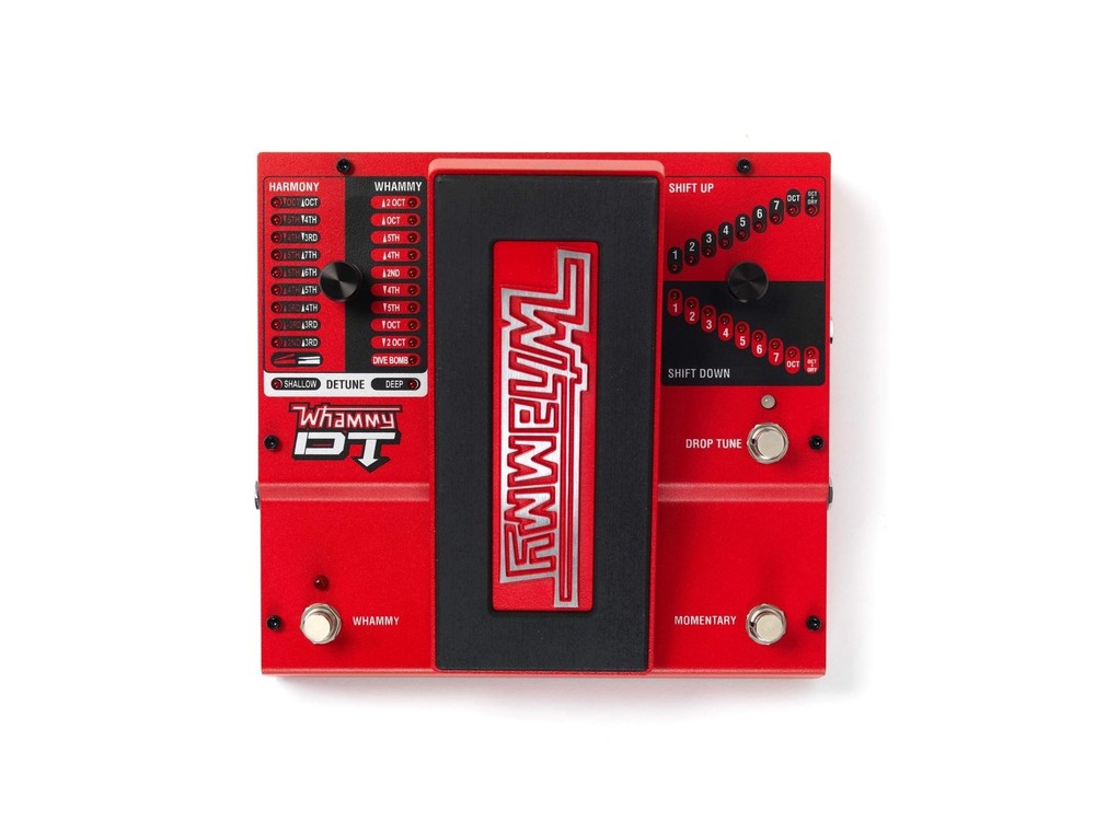 Digitech Whammy DT Pitch Shift Drop Tune Guitar Effects Pedal Bundle with 2 P...