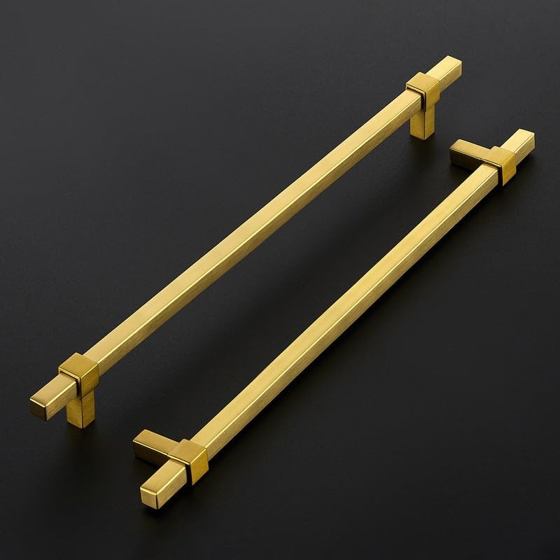 20 Pack Gold Cabinet Handles - 10" Hole Center Cabinet Pulls Drawer Pulls Cab...
