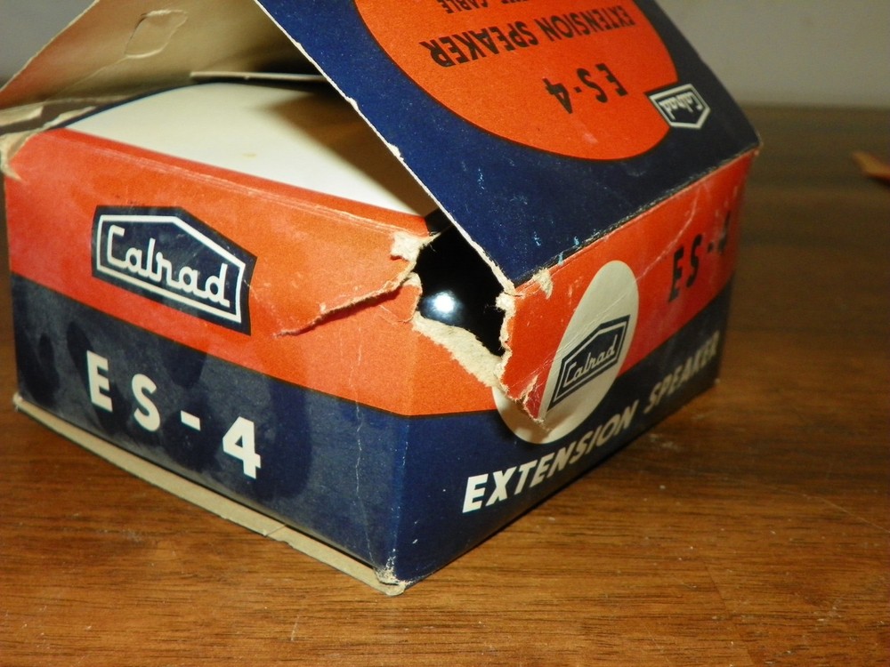 Vintage CALRAD ES4 Extension SPEAKER with box