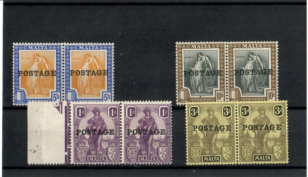 MALTA 1926 PAIRS MLH=MH