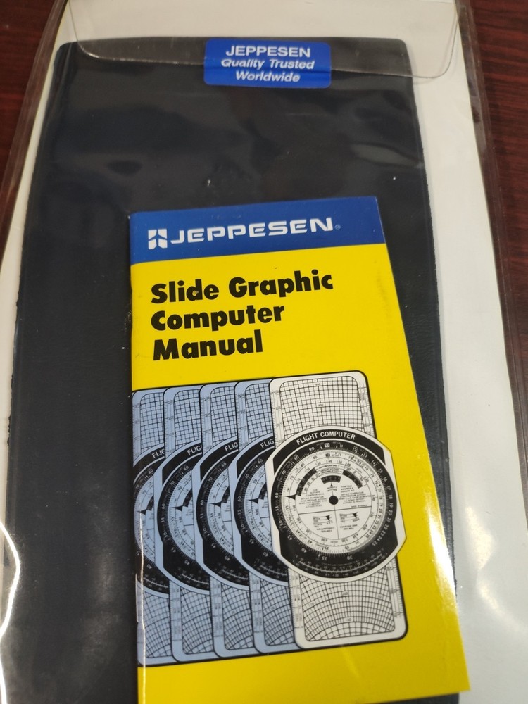 Jeppesen Slide Rule Graphic Flight Computer JS514105