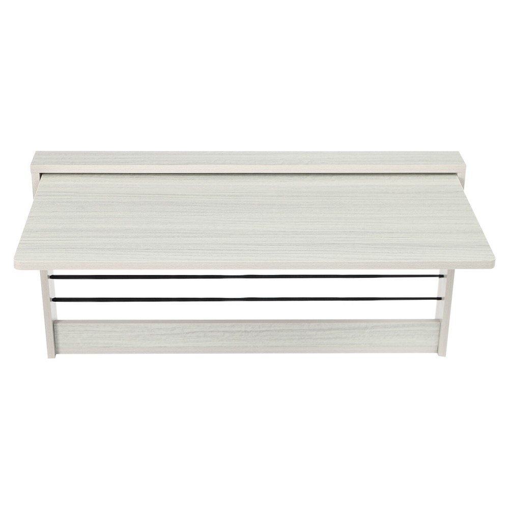 Folding Table Wall Mounted Folding Table Study Table Space Saving 31.5x16.3 in