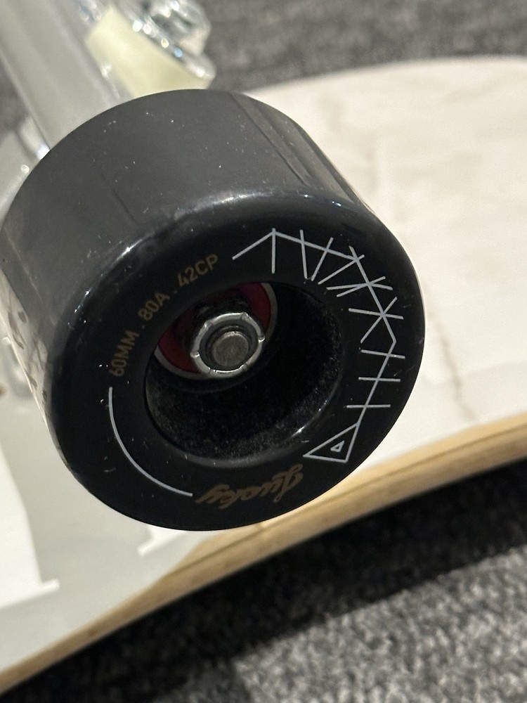 Travelol Longboard White Marble