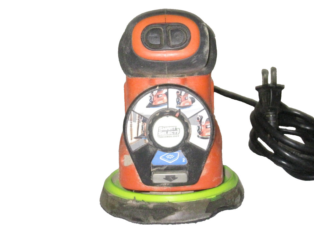 Black and Decker Smart Select Sander Two Pads Corded Electric Tested Works