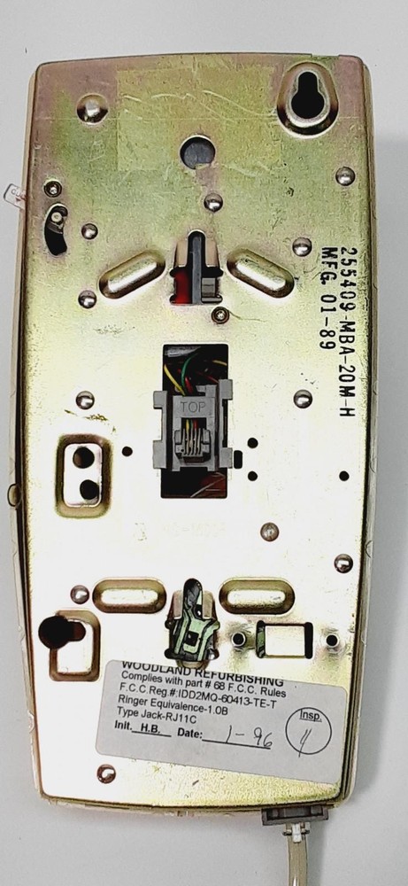 Cotelco 2554 ASH Single Line Wall Telephone