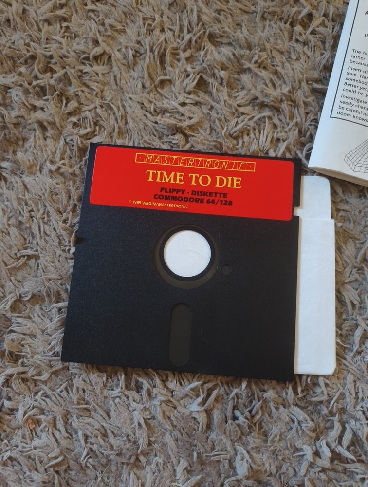 Mastertronic Computer Game Time To Die