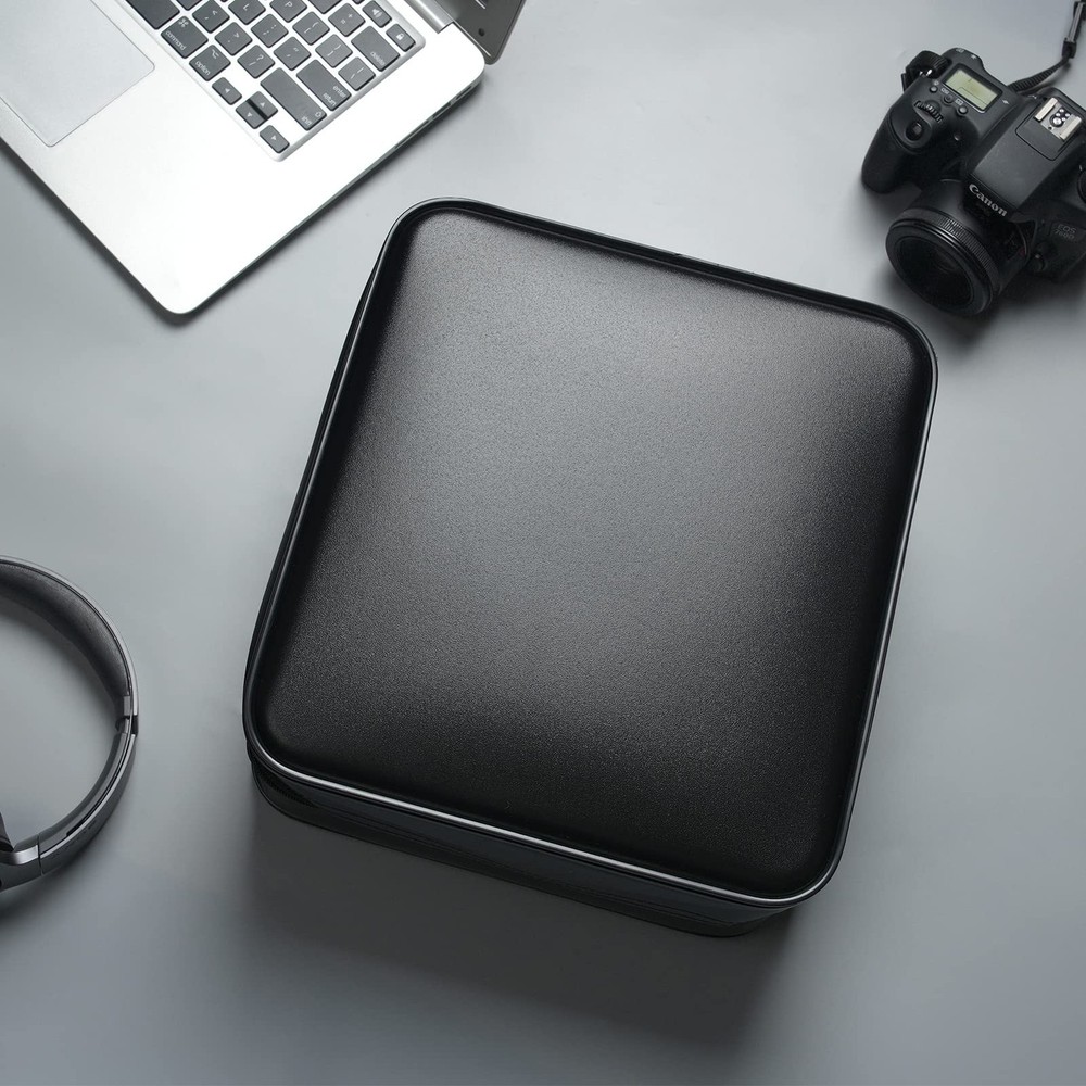 CD Case DVD Storage Case: 432 Capacity Hard Plastic DVD Case Holder Organizer...