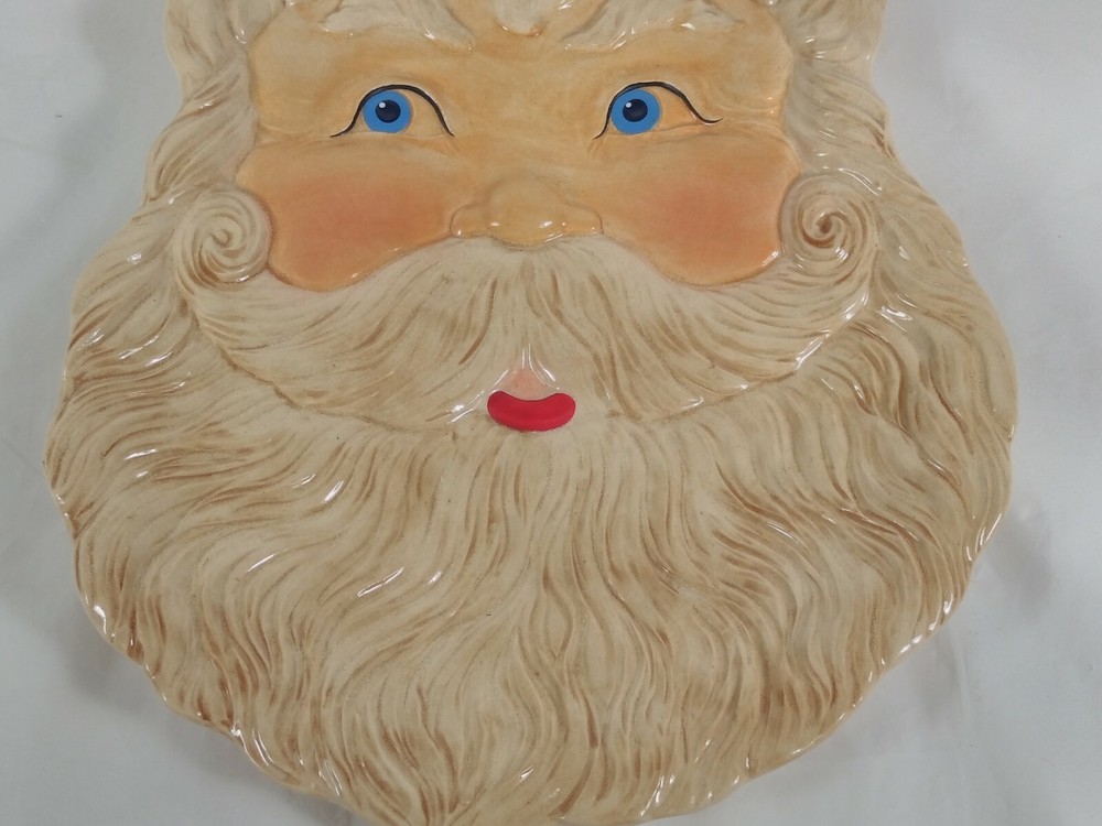 Dept 56 Santa Clause Platter Cookie Platter
